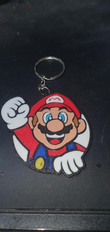 Super Mario Multicolor Keychain