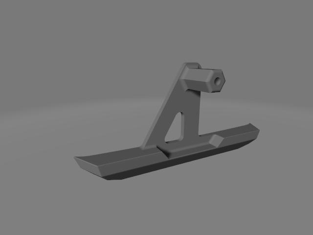 Rear Bumper With Spare Wheel for Axial SCX24 Jeep Gladiator