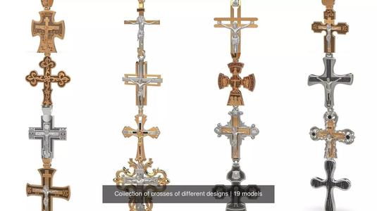 Collection of crosses of different designs