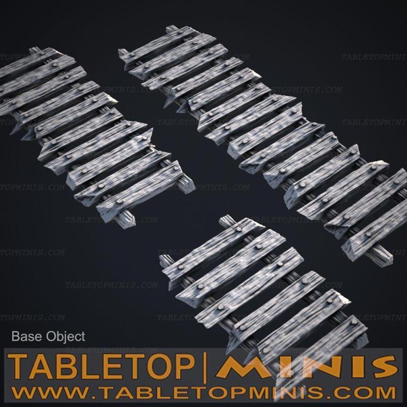 Makeshift Wooden Bridge