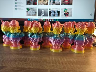 DC Villains Cartoon Styled Bust Set