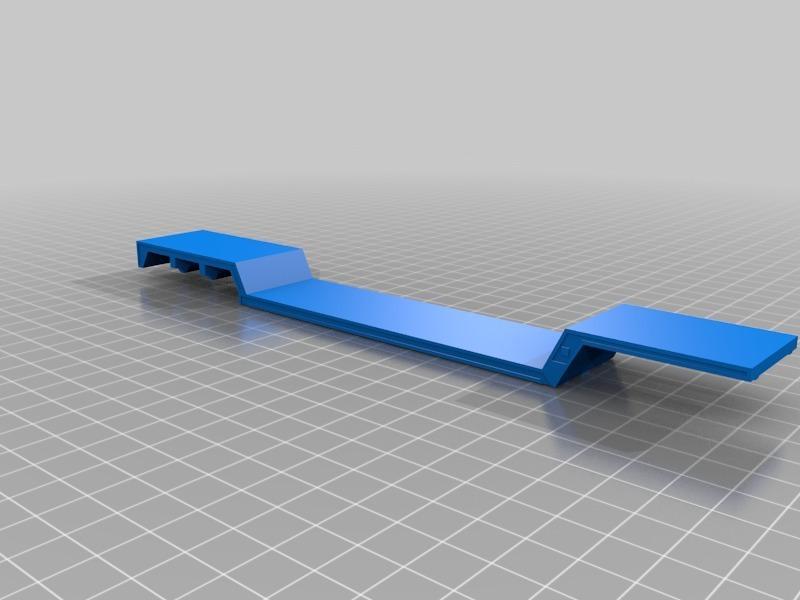 Low bed trailer H0 scale model 1:87