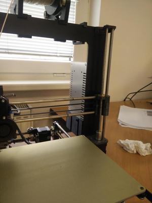 Prusa i3 MK2 x-end idler and motor, resized nut