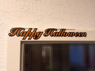 Happy Halloween Lettering