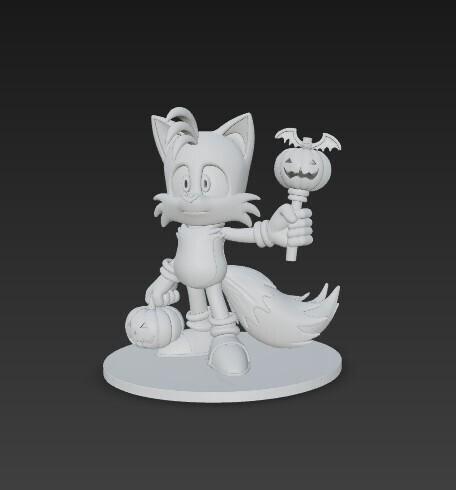 tails figurine for haloween