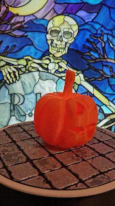 Jack-o’-Lantern with Tealight – Halloween Decor