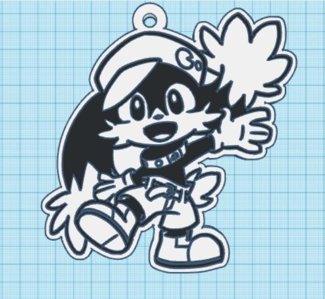 Klonoa Keychain