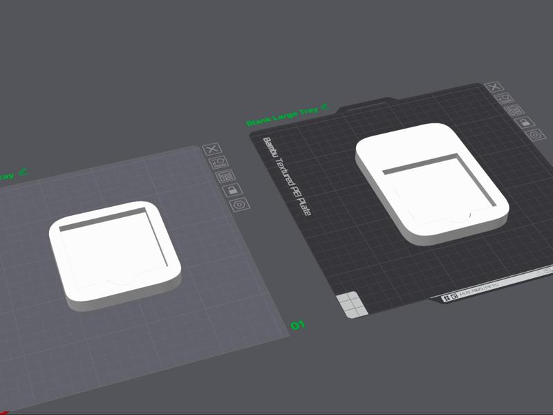 Blank Sticky Note Tray