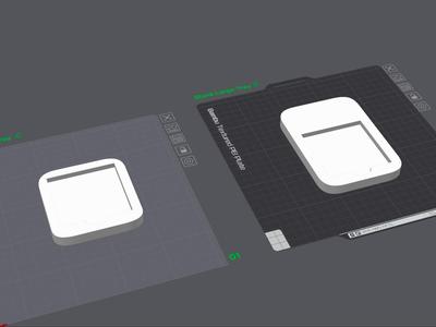 Blank Sticky Note Tray