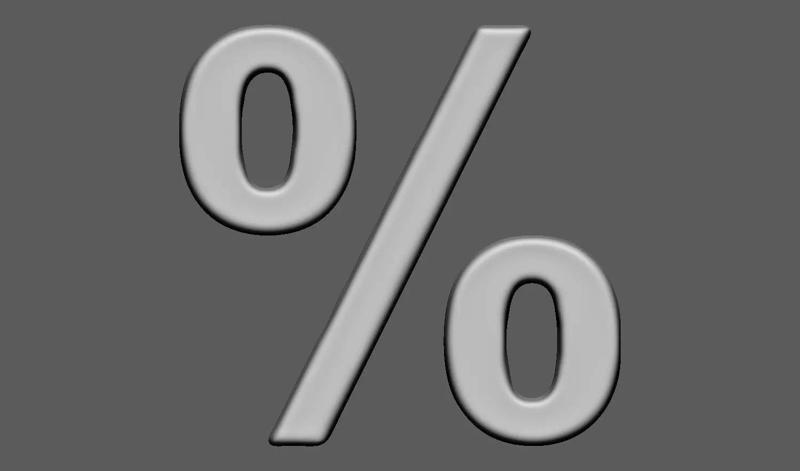 Volumetric sign percent for cnc 3d print