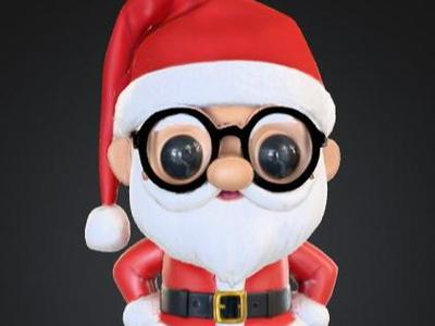 Cute Santa Funko Style Figure