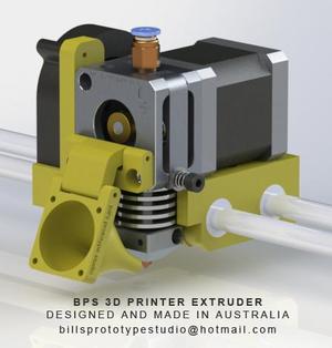 BPS Extruder top mount with built in fan duct  