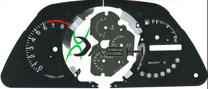 Cluster decals for Is200 / Is300 / Altezza / Toyota / Lexus