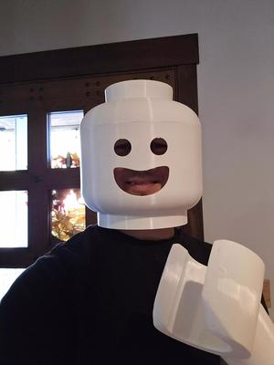 Lego Minifigure Head Helmet