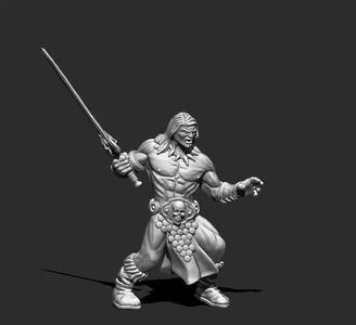 Cimmerian 3D print model - Cimmerian 35 mm scale