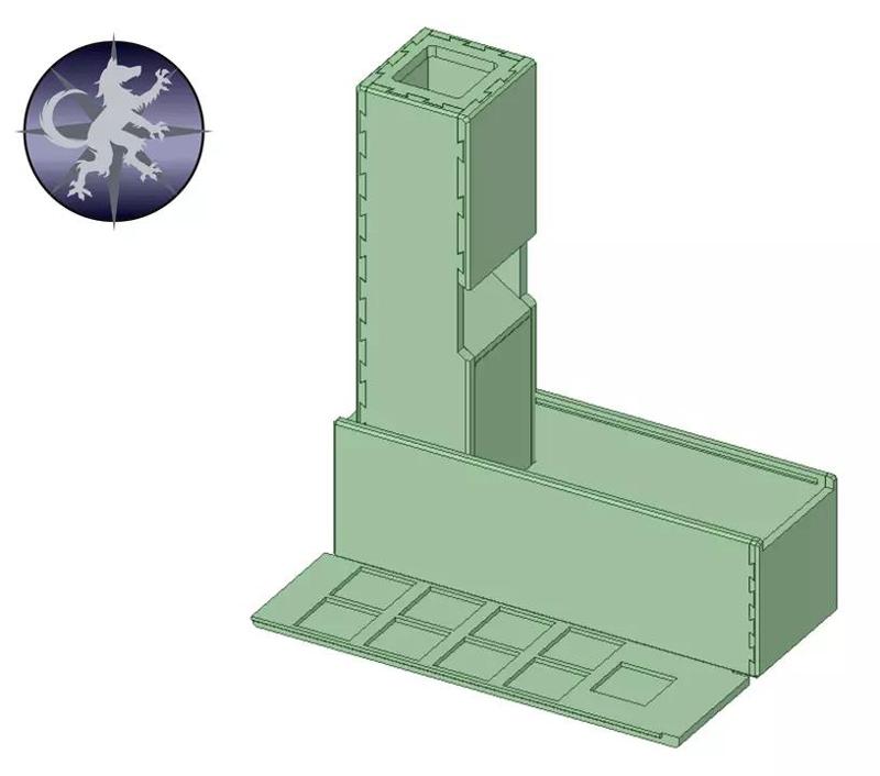Compact Dice Tower - Ballista