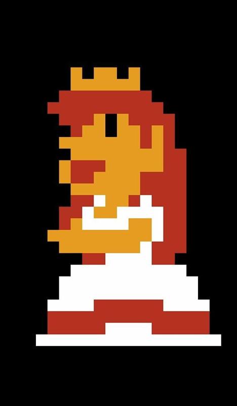 Princess Peach (Original Super Mario Bros style)