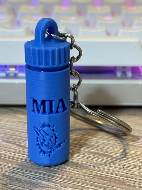 MIA Dolphin Pill Holder and Keychain