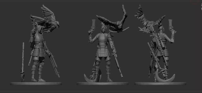 Fortnite Hime STL and OBJ