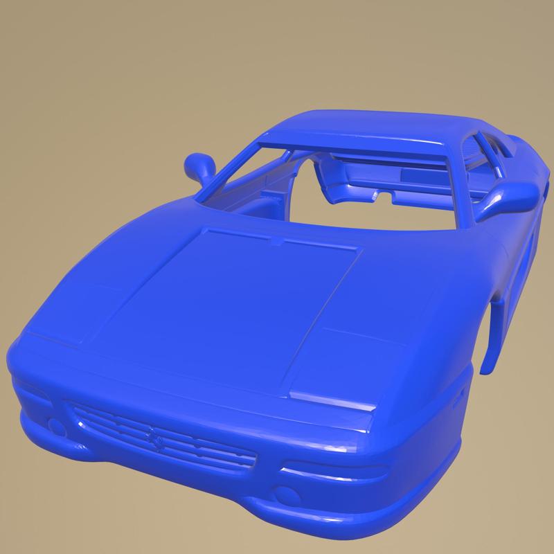 Ferrari F355 F1 Berlinetta 1998 Printable Car Body