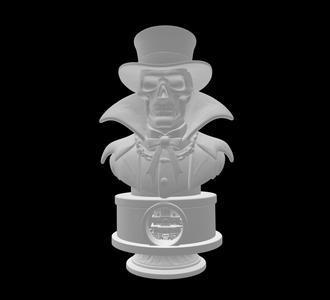 Phantom Manor Disneyland Paris Phantom Bust