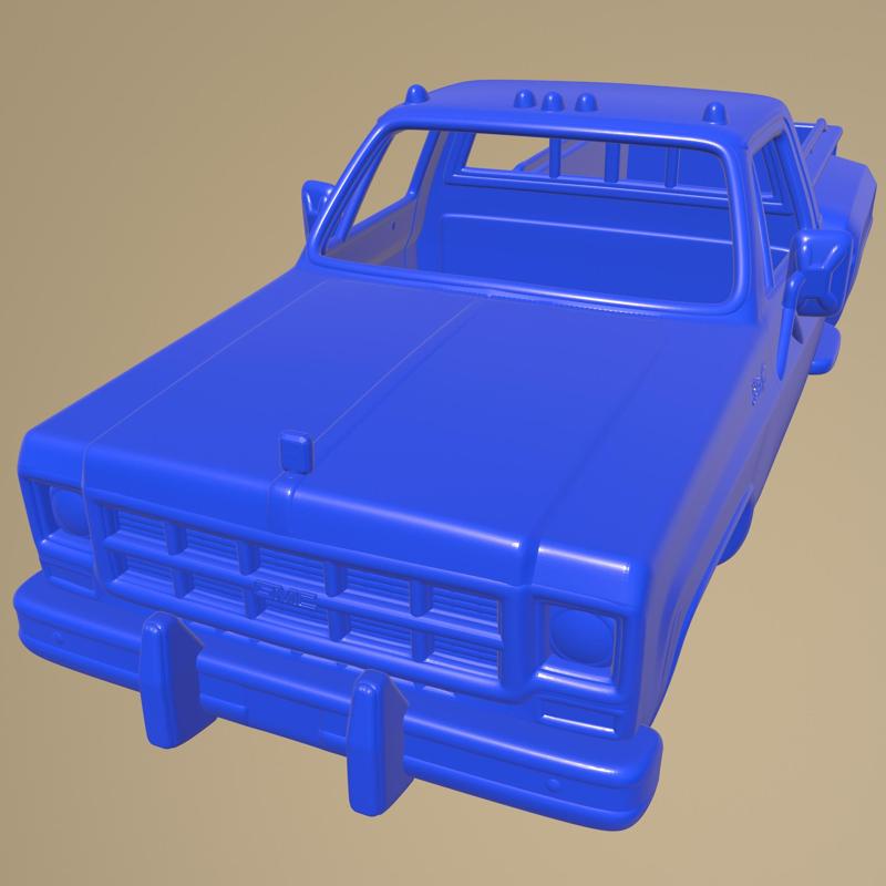 sierra grande 454 pickup 1979 Printable Car Body