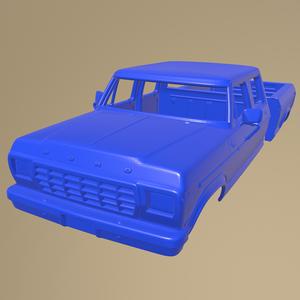 FORD F-250 CREWCAB 1978 PRINTABLE CAR BODY