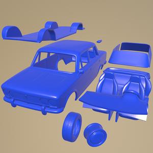 VAZ Lada 2103 1972 PRINTABLE CAR IN SEPARATE PARTS