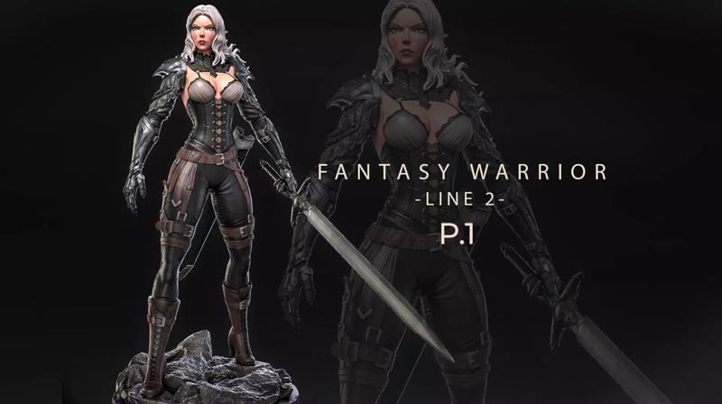 Fantasy Warrior - Line 2 - F1 -