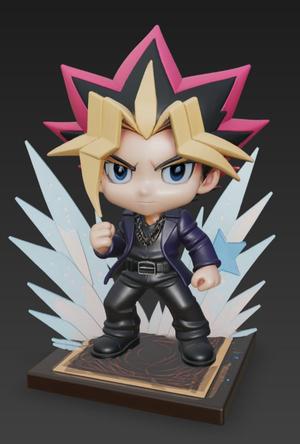 Yugi Yu-Gi-Oh w/ base