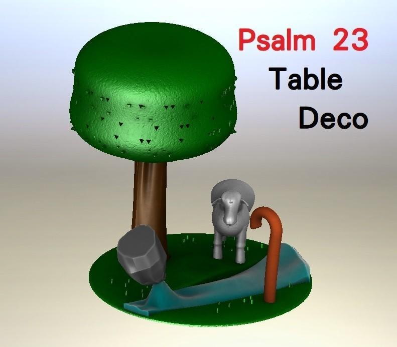 Psalm23 詩篇23章 Table Decor 情境小擺飾