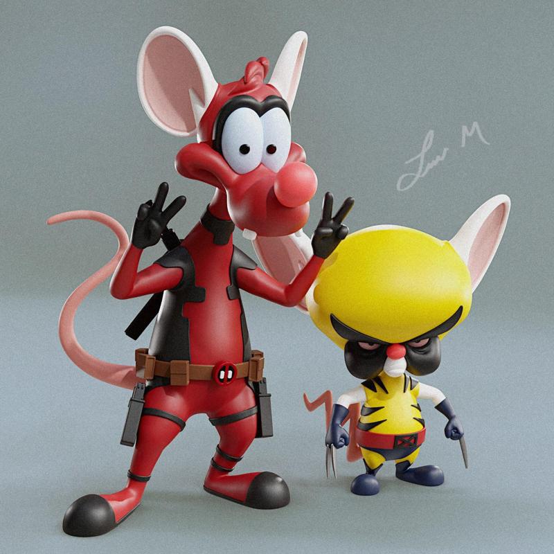 Pinkypool and Wolbrain