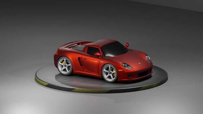 Toon Porsche Carrera GT