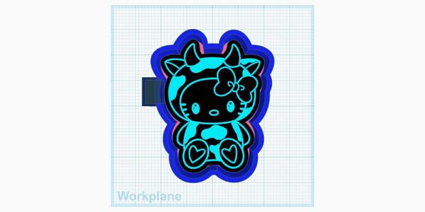 Hello kitty cow costume