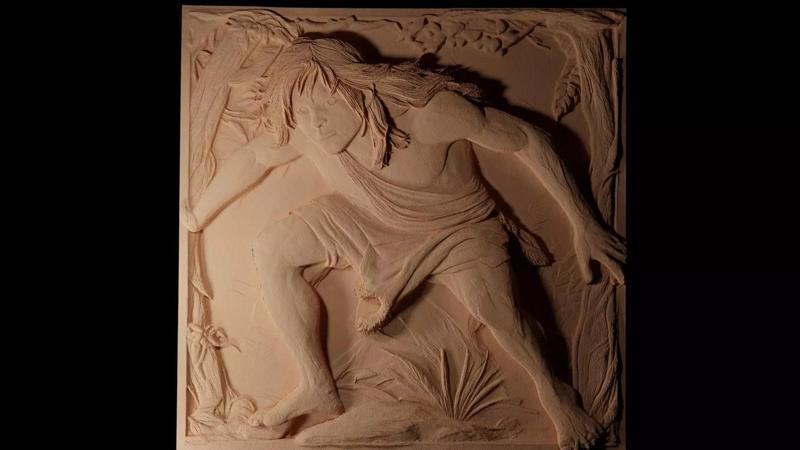 Mowgli The Jungle Book CNC 3d Print High Relief Sand Casting