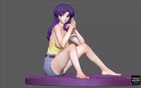 MISATO KATSURAGI EVANGELION ANIME GIRL CHARACTER