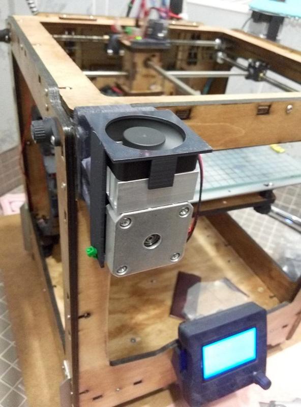 Nema 17 steppers 40mm fan Mount