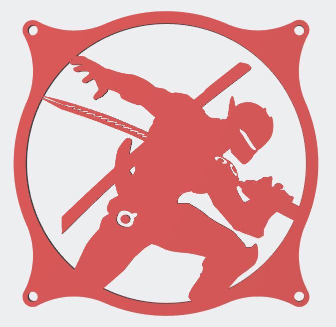 Overwatch Stadium Genji 120mm Fan Cover