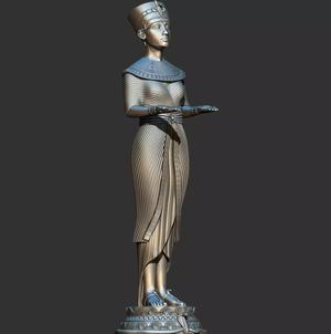 Nefertiti Egyptian Queen full body 3d Printable model