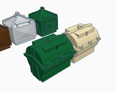 Old glass container version 3 H0 1:87 Detailwerk