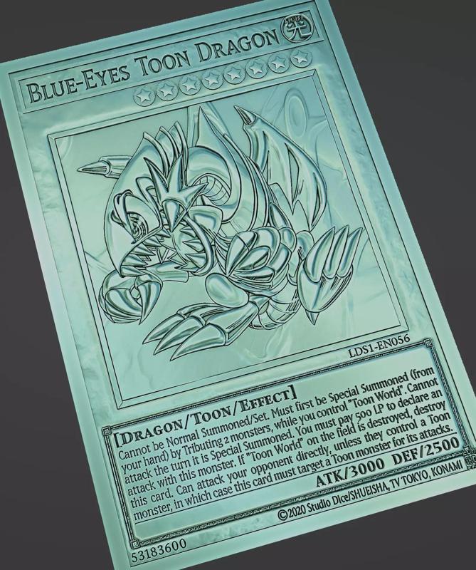 blue-eyes toon dragon - yugioh