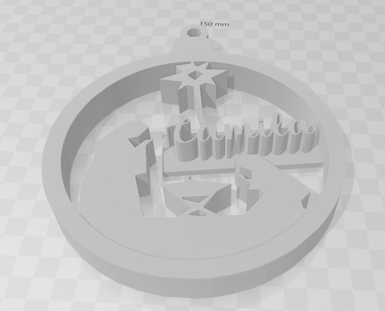 Christmas sphere Camila