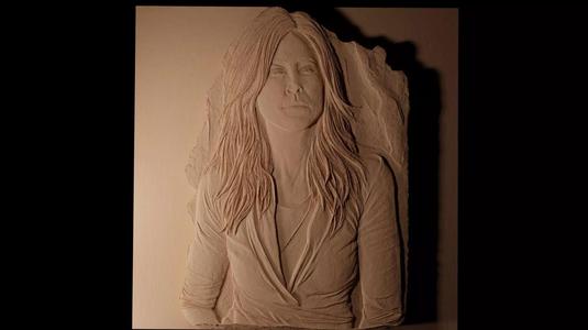 Jennifer Aniston CNC 3d Print High Relief Sand Casting