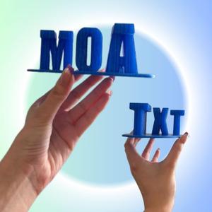 TXT / MOA DUAL LETTER ILLUSION DECOR