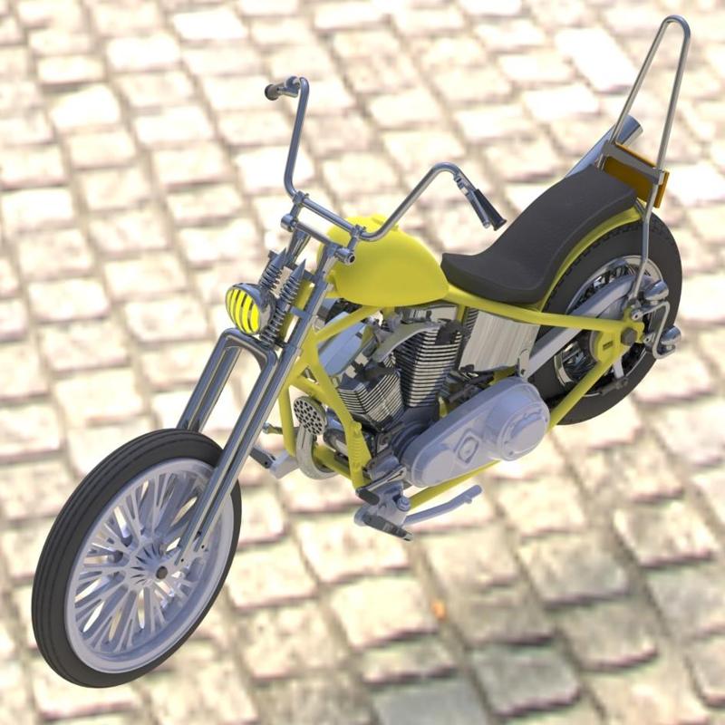 Beautiful Panhead HD - Motorcycle chopper