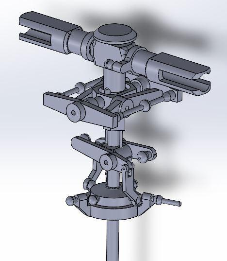 Complete RC helicopter HK450