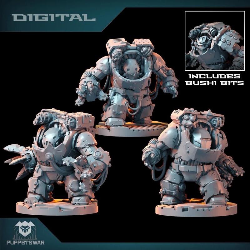 Great Orcs in Buster Armour [Bushi bits included]