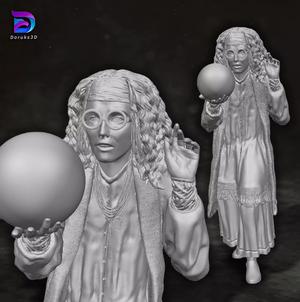 Sybill Trelawney Harry Potter Action Figures Custom Action