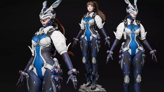 The First Descendant - Bunny - Fan Art - 3D print model