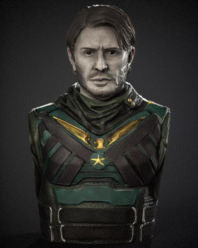 The Boys Soldier Boy Benjamin Jensen Ackles bust headsculpt